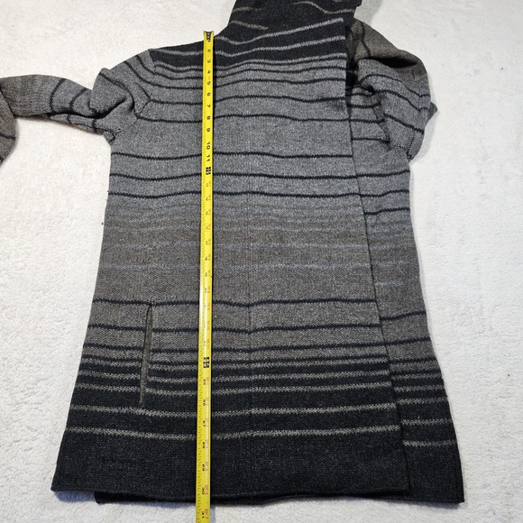 Vince Sophie Striped Cardigan Cashmere Wool Yak Alpaca Size S - Picture 13 of 13